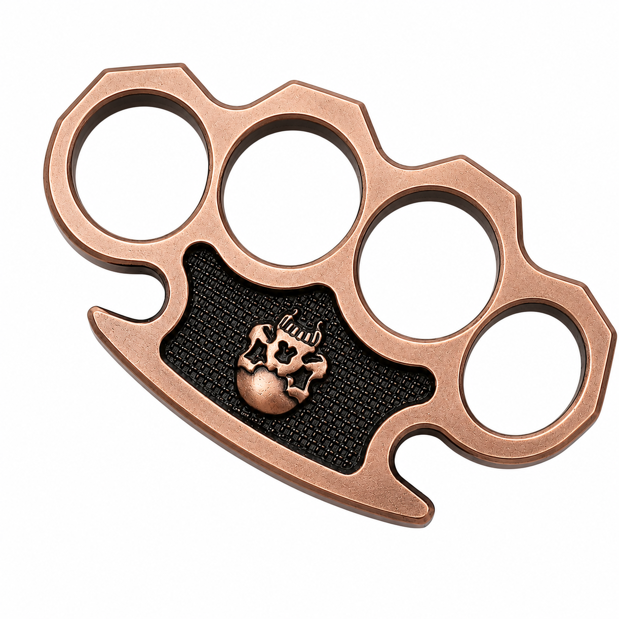 Soco Inglês Caveira Metal Cobreado - Defesa Pessoal