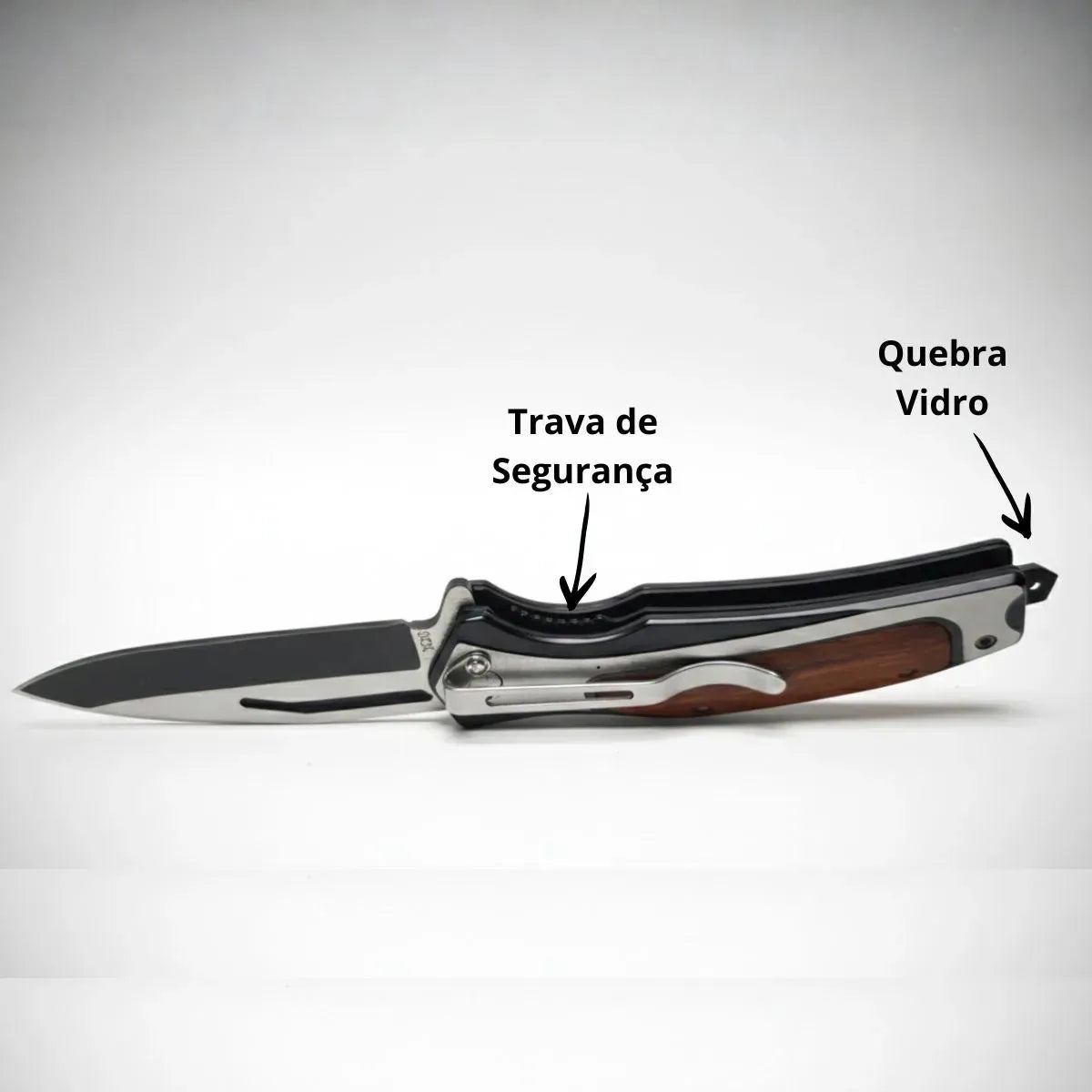 Canivete Tático Apex Wood
