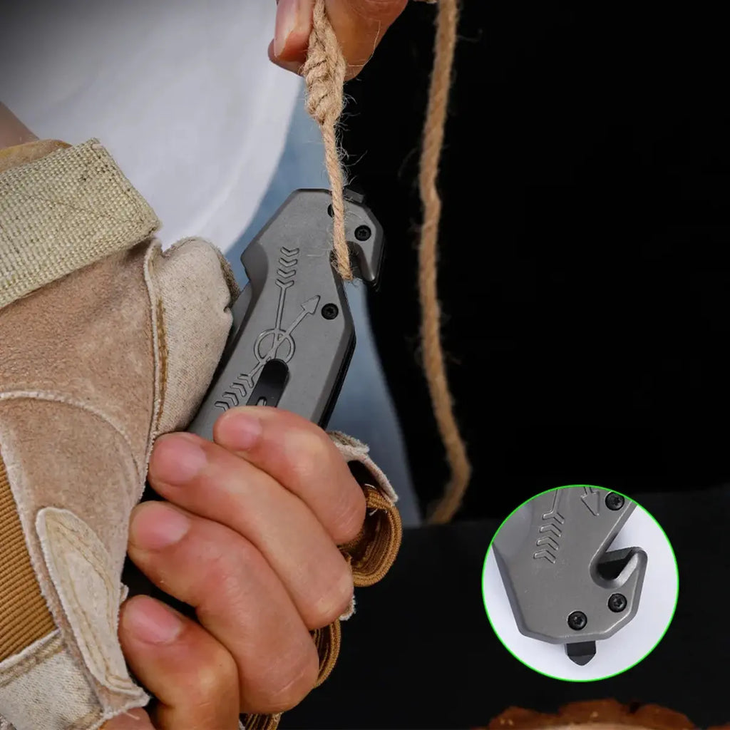 Canivete Tático Militar Semi Automático Caveira