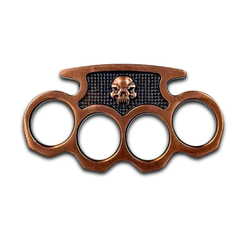 Soco Inglês Caveira Metal Cobreado - Defesa Pessoal